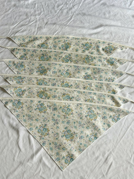 Reworked Floral Head Scarf