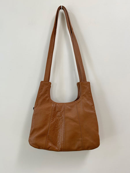 Tan Leather Shoulder Bag