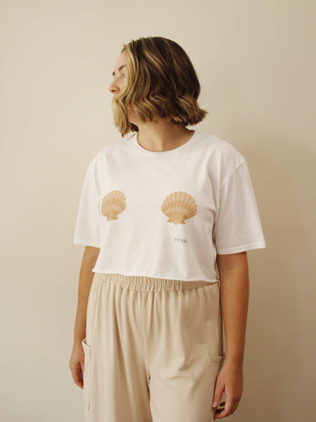 Scallop Crop Tee