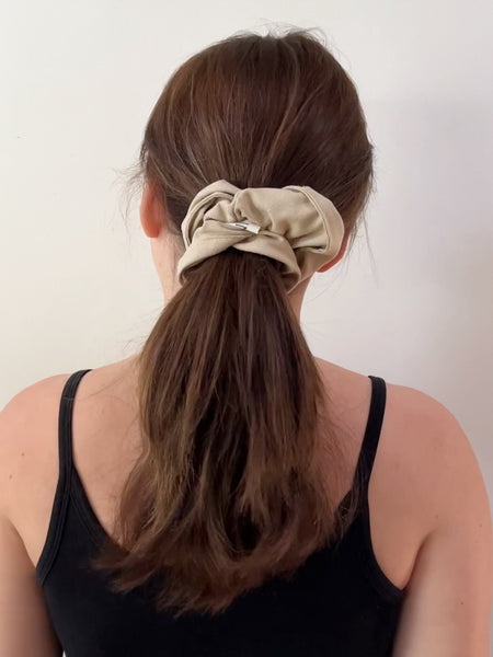 Raw Silk Scrunchie