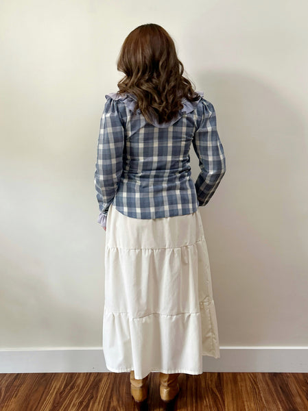 Western Plaid Blouse