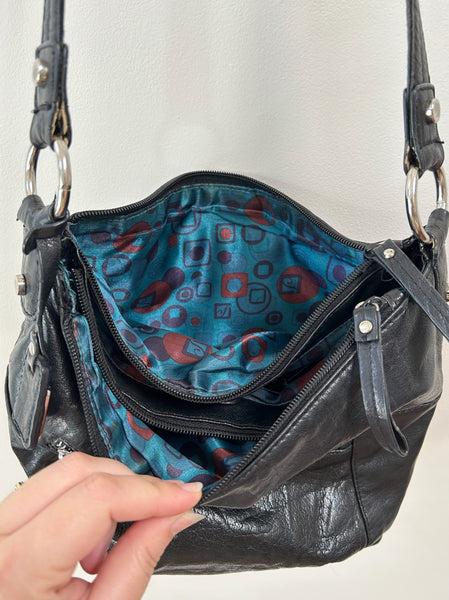 Black Leather Shoulder Bag