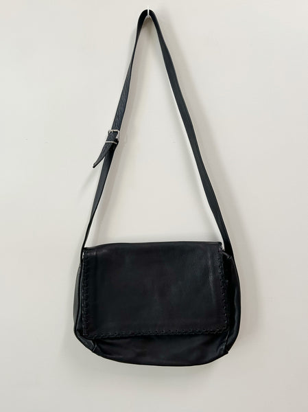 Black Leather Purse