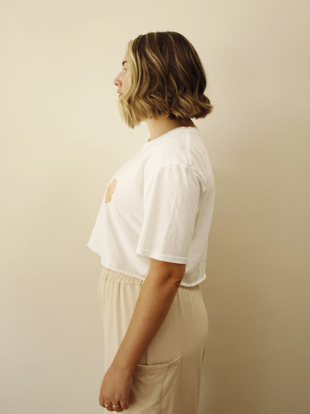 Scallop Crop Tee