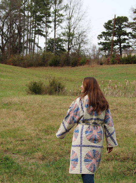 Dresden Plate Robe Coat - Hand Made - (S/M)