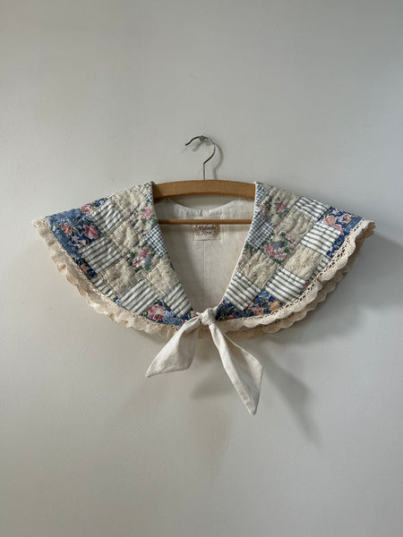 Quilt Collar - Blue Floral