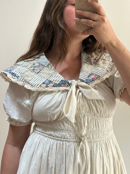 Quilt Collar - Blue Floral