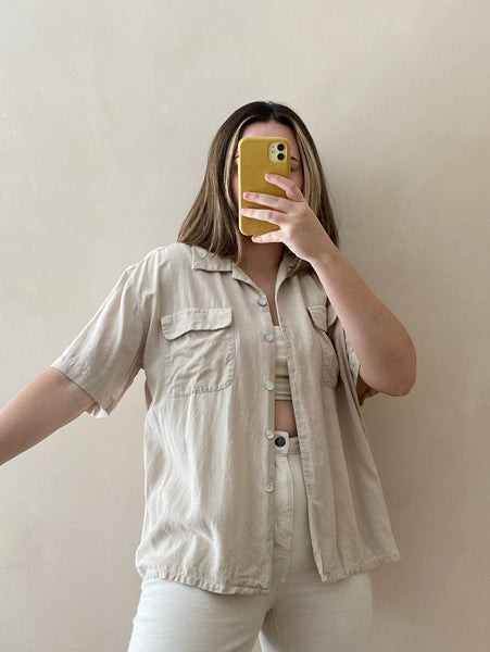 Raw Silk Blouse
