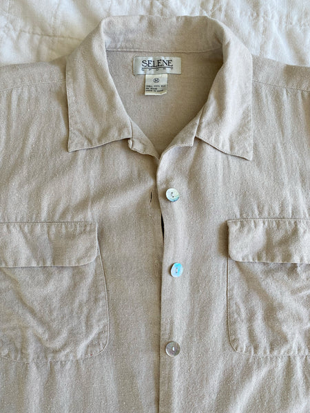 Raw Silk Blouse